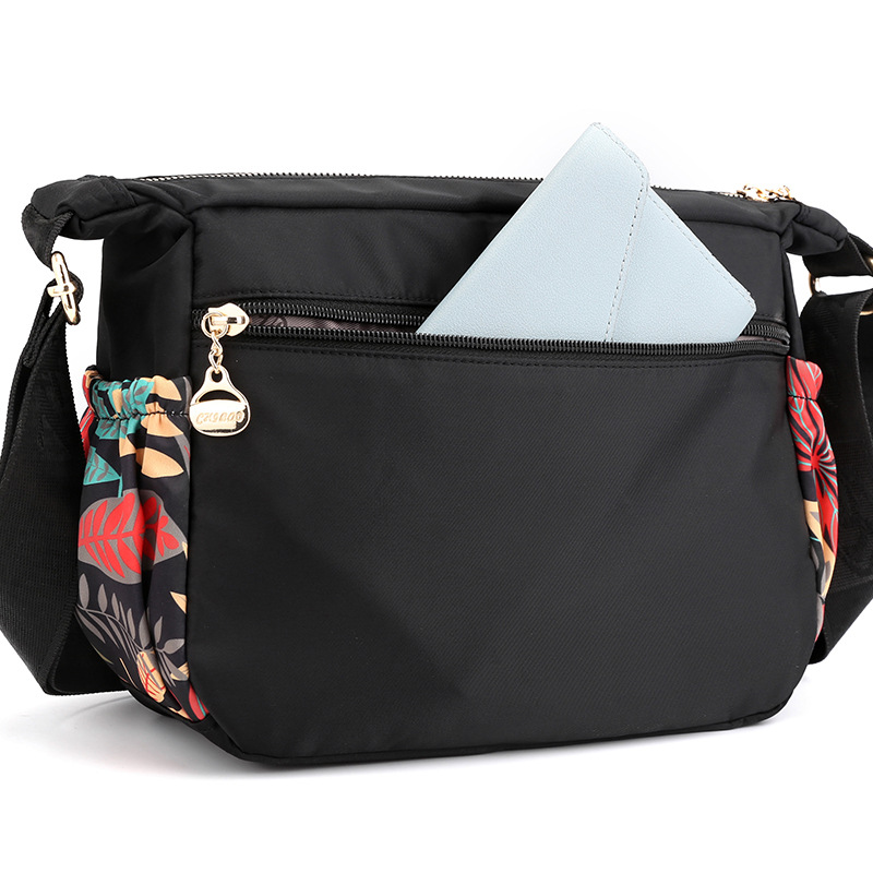 Chibao 2024 New Elephant Tree Beauty Shoulder Women's Bag Wholesale Nylon Printed Casual Crossbody Backpack