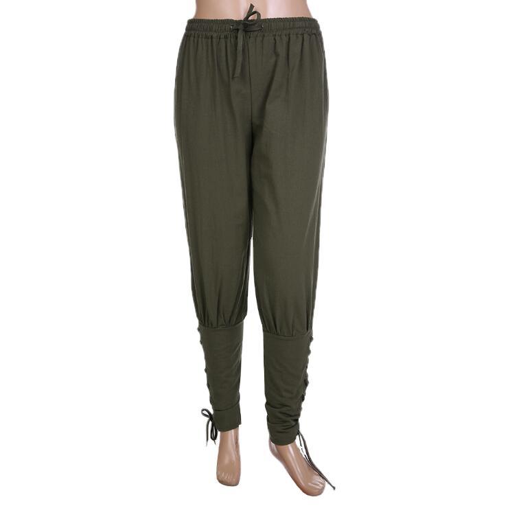 2024 super plus size foreign trade new men's wish Amazon casual pants men's tether pants breathable cotton and linen long