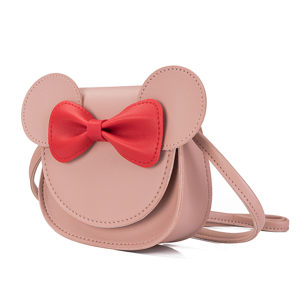 Factory wholesale Korean ins style children's cute bow small bag girls mini creative cartoon messenger bag