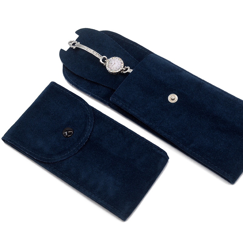 Watch bag snap mechanical watch cover scratch-resistant portable ordinary bead fleece cloth watch bag wholesale in stock