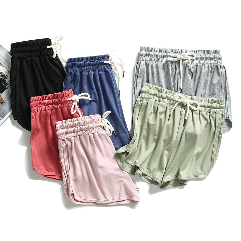 Sports shorts women's summer 2021 casual fashion milk silk brushed shorts hot sale New Korean style beach hot pants