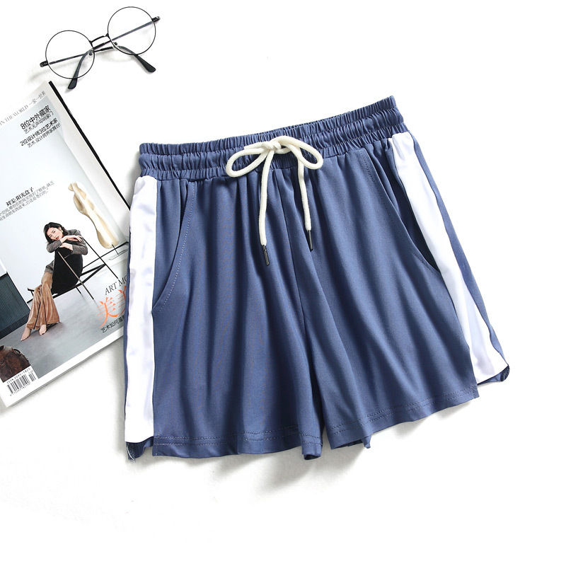 Sports Shorts Women's Summer 2021 Casual Fashion Milk Silk Sanding Triple Pants Hot Selling New Korean Style Beach Hot Pants