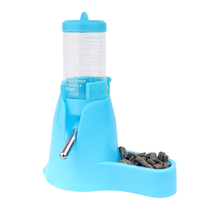 Hamster Supplies Three-in-One Water Bottle House Kettle Toy Food Basin Multi-Function Bracket Multi-Color Household Supplies