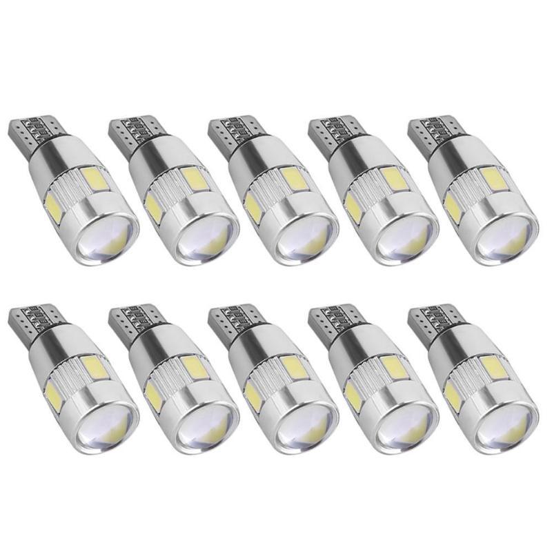 Автомобильный светодиодный T10 5730 5630 6SMD индикатор ширины декодирования W5W лампа для освещения номерного знака Лампа для чтения