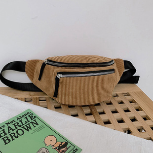 Four Seasons Waist Bag Korean Style Bag Women's 2023 Men's and Women's Anti-theft Chest Bag Outdoor Fashion Casual Bag Crossbody Bag