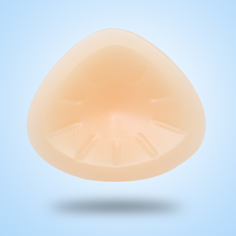 Wholesale 2023 water droplets lengthened thread triangular silicone breast prosthesis after breast surgery a generation of hair