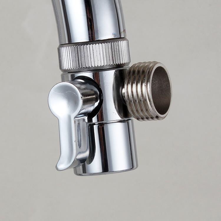 Wholesale washbasin faucet external water separator single cut one in two out switching valve shunt adapter accessories