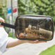 pvc transparent cosmetic bag ins style travel portable waterproof portable wash bag skin care products cosmetics storage bag