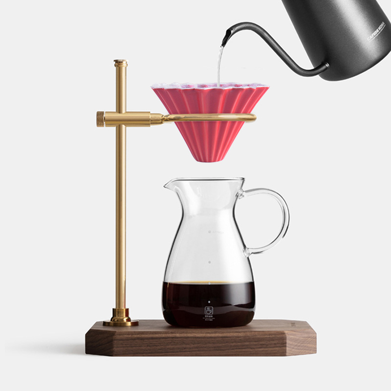 Ceramic origami filter cup hand coffee filter cup V60 funnel drip cake cup resin cup holder Amazon