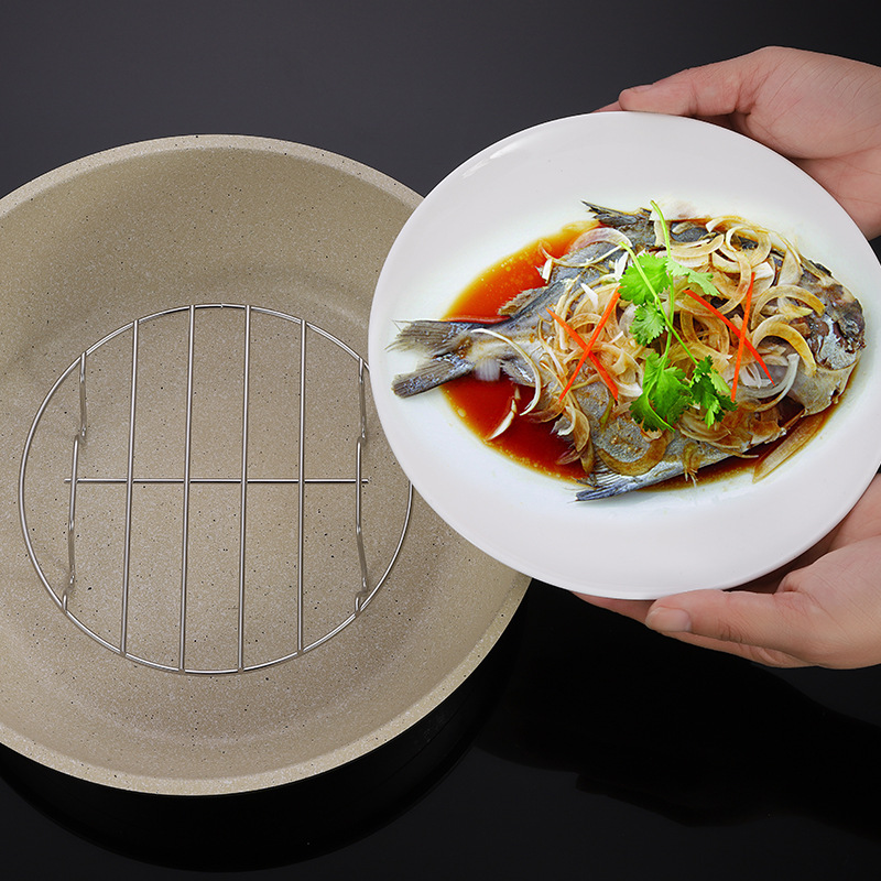 源頭廠家304不鏽鋼四腳蒸架 多功能家用蒸架瀝水架電飯鍋配件架
