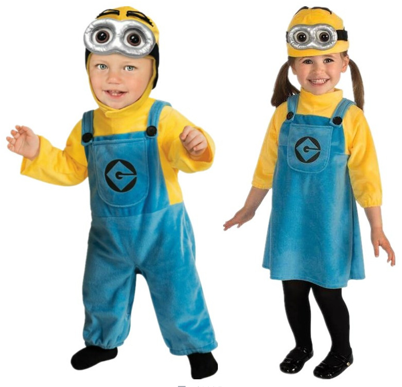 Halloween performance costume children's minions cosplay costume cartoon God steal milk dad performance costume