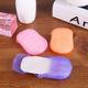 Travel Disposable Soap Box Soap Tablets Portable Petals Hand Washing Tablets Small Soap Tablets Mini Soap Paper