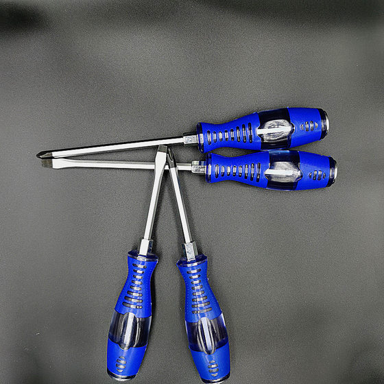 3 inch 4 inch screwdriver Phillips screwdriver screw screwdriver flat-head screwdriver can knock through the heart screwdriver