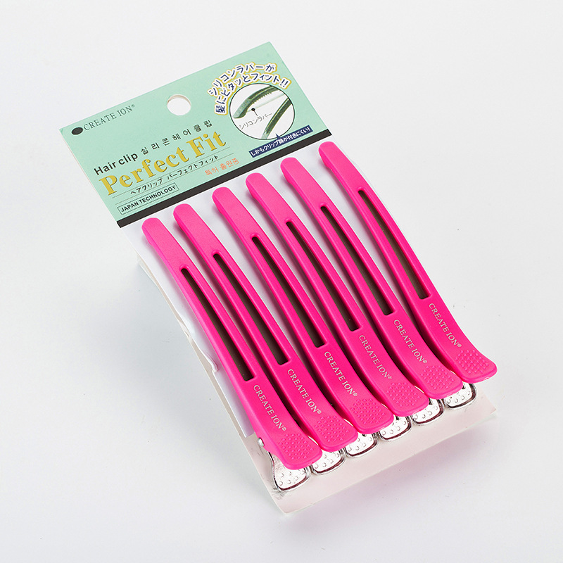 Previous World Hairdressing Traceless Clip Cosmetic Clip Partition Hairdressing Clip Positioning Duckbill Long Chuck Bangs Clip Hairdressing Tools