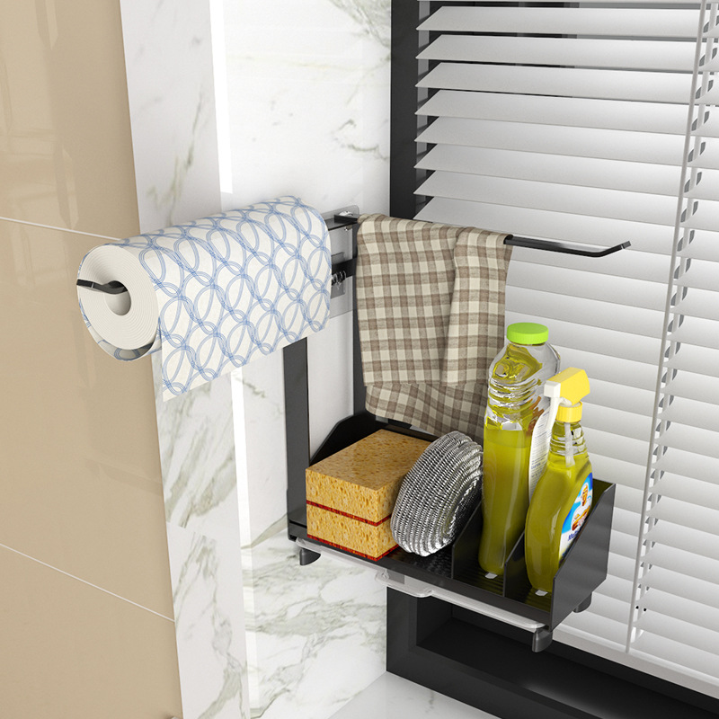 Rack Rack Kitchen Supplies Storage Rack Sponge Dish Cloth Rack Rack Table Top Storage Artifact