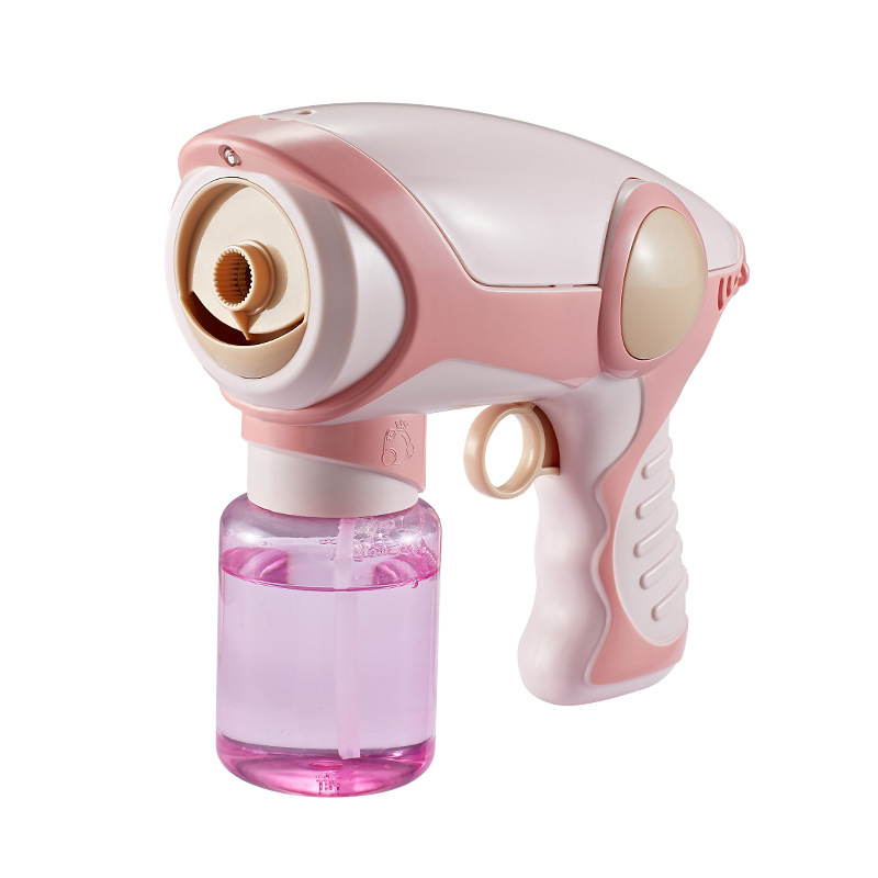 Smoke bubble machine gun elastic magic stick device girl heart camera water blowing bubble Internet celebrity same style children's toy