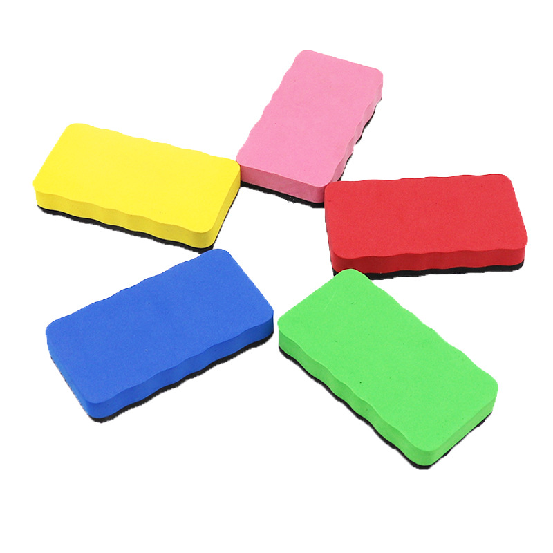 Factory wholesale color EVA felt cloth whiteboard eraser new rectangular 10.5*5.5*2 board eraser low price generation