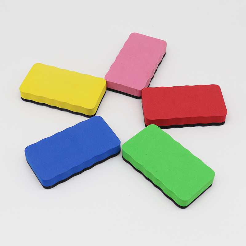 Factory wholesale color EVA felt cloth whiteboard eraser new rectangular 10.5*5.5*2 board eraser low price generation