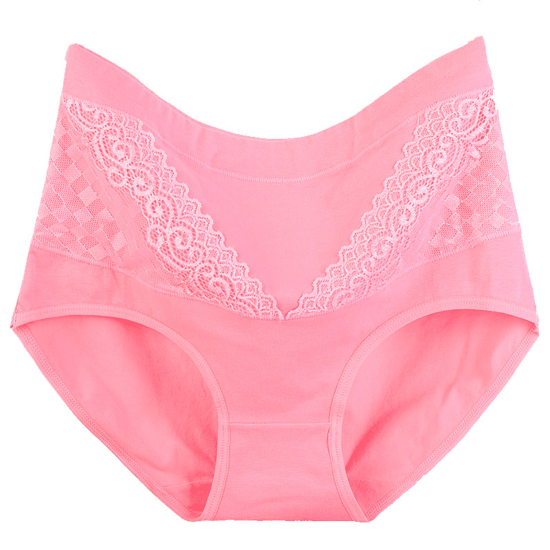 910 Chubby Mother's Underwear High Waist Cotton All Cotton Middle-aged Women's Pants Oversize Plus Large Size Shorts