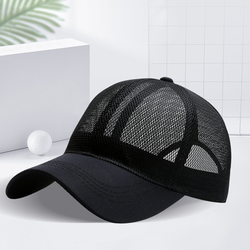 Sun protection sun hat summer breathable full net hat outdoor light board baseball cap men and women leisure travel sun hat