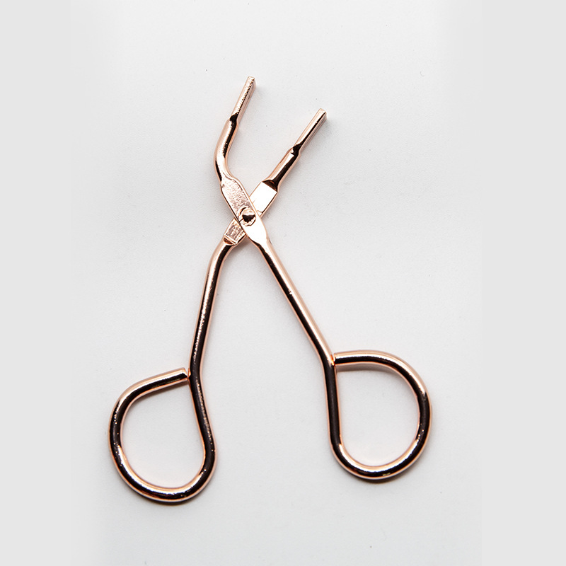 Beginner magnet metal eyelash curler wholesale glue-free magnetic plastic false eyelash tweezers cross-border