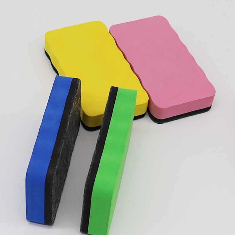 Factory wholesale color EVA felt cloth whiteboard eraser new rectangular 10.5*5.5*2 board eraser low price generation