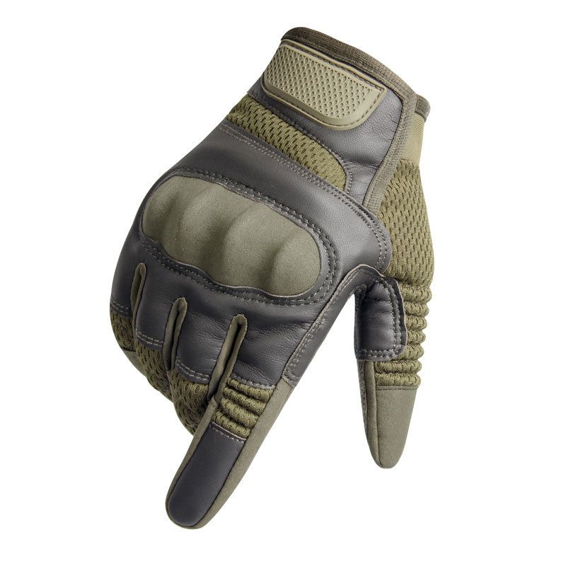 Outdoor full finger protective tactical gloves sports mountaineering non-slip fitness gloves touch screen motorcycle riding gloves men