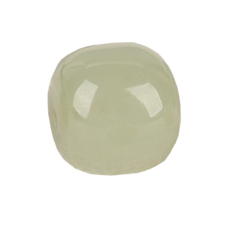 Natural Hetian Jade loose beads round beads Qinghai material Old-shaped beads clear water bracelet with beads diy small accessories wholesale