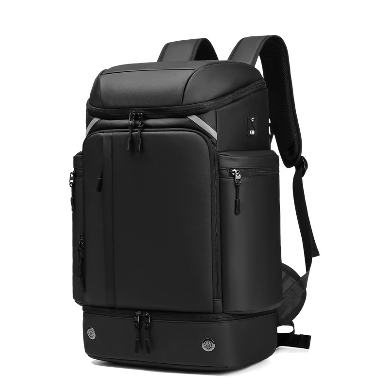 Cross-border New Multi-functional Backpack Outdoor Independent Shoe Warehouse Large Capacity Mountaineering Bag LOGO Printed Computer Backpack