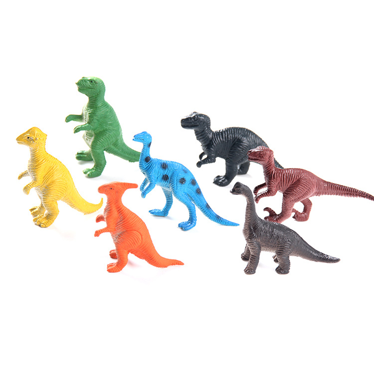 Barrel Large Medium Small size dinosaur Stegosaurus Tyrannosaurus model creative simulation animal toy combination suit