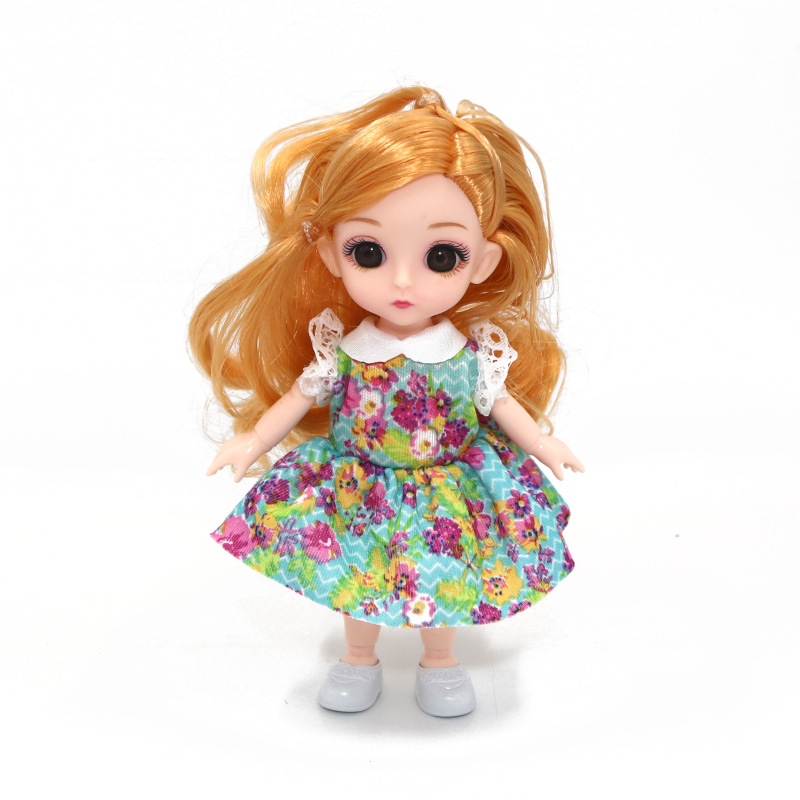 Одежда для куклы принцессы BJD 16-17 см, повседневный костюм с шарниром 6 дюймов, 13 суставов, ob11, Одежда для куклы Лолиты