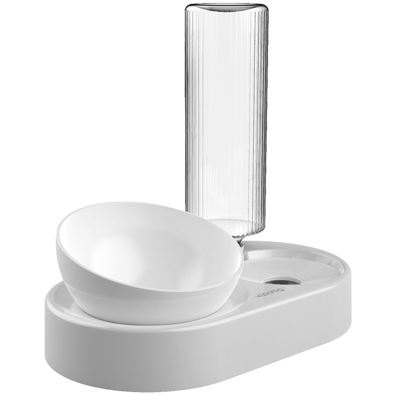 Pet Cat Bowl Double Bowl Автоматический кормушка для питья для кошек