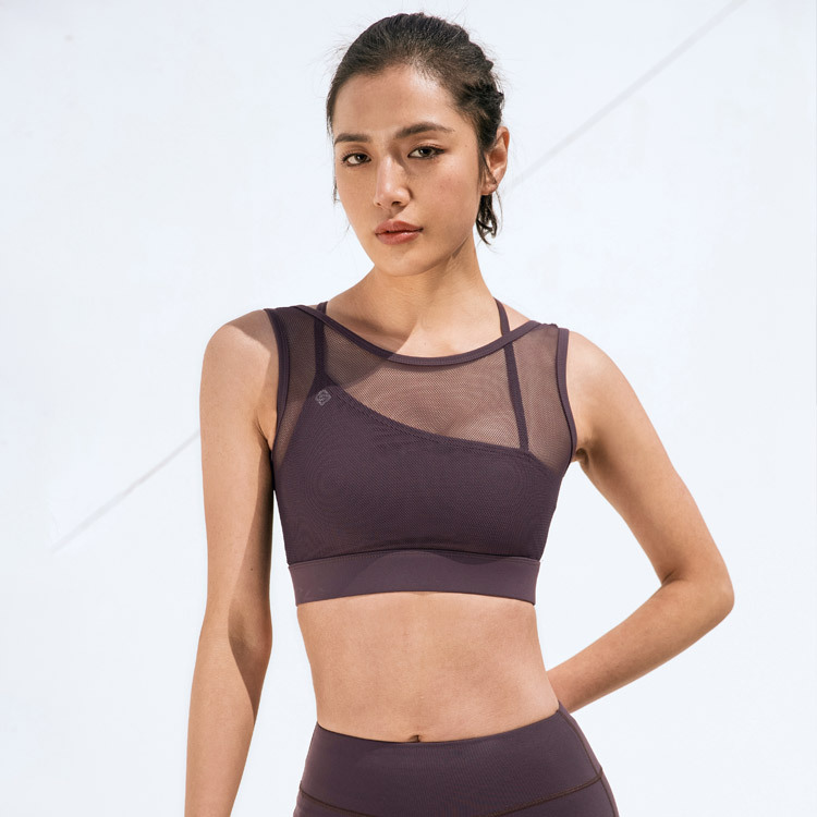 クロスボーダー新型セクシー美背ヨガブラジャー防振集スポーツ下着速乾フィットネスヨガ服ベスト女性
