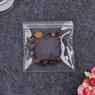 Factory wholesale thick sealed bag pvc transparent self-sealing bag anti-oxidation jewelry jewelry text play storage bag