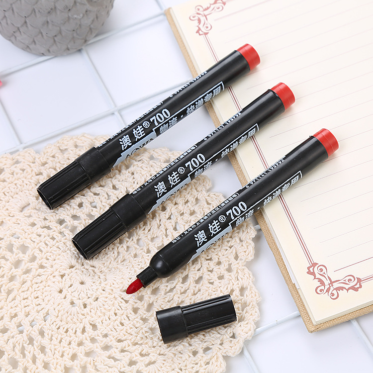700 thickened oily marker promotion office stationery big pen logistics Mark marker pen factory outlet