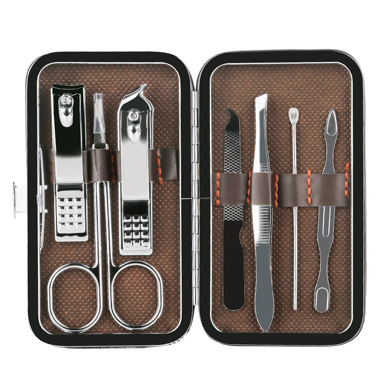 Nail Clippers set 7-piece home beauty nail set portable practical nail clippers set printable logo