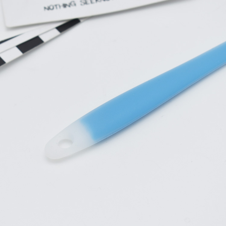 One-piece semi-transparent silicone scraper 28CM large semi-transparent scraper cake spatula baking cream mixing knife