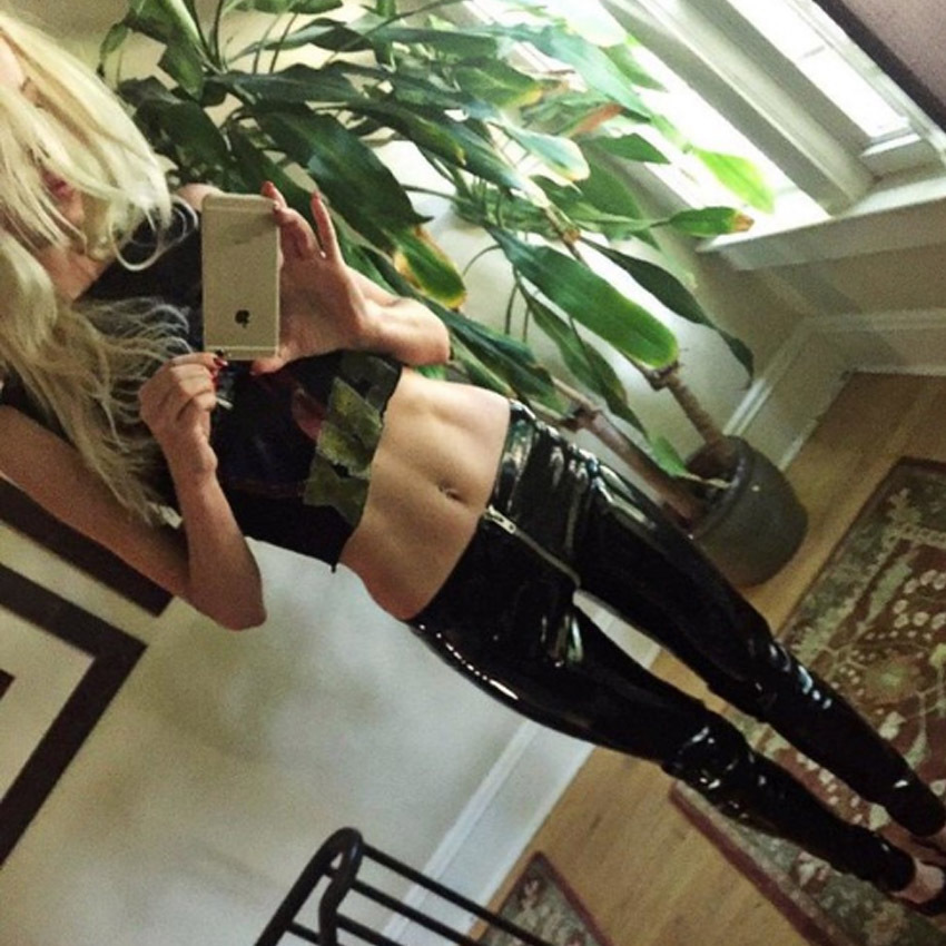 Nightclub Latex Glossy Mirror High Waist Tight Open Leather Pants Pants Adult Free Liquid Pants Patent Leather Husband Pants