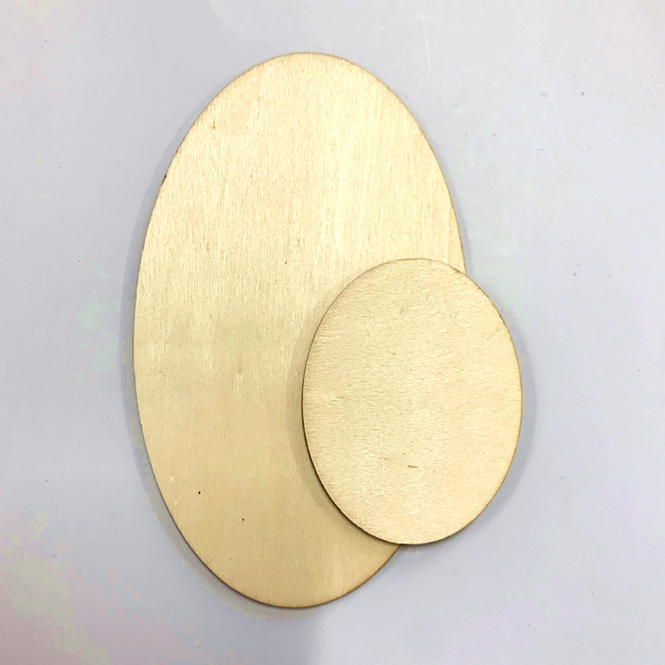 DIY Laser Cut Decorative Wood Chips Poplar Wood Geometric Wood Chips Ornaments Home Decorative Wood Chips Round Wood Chips
