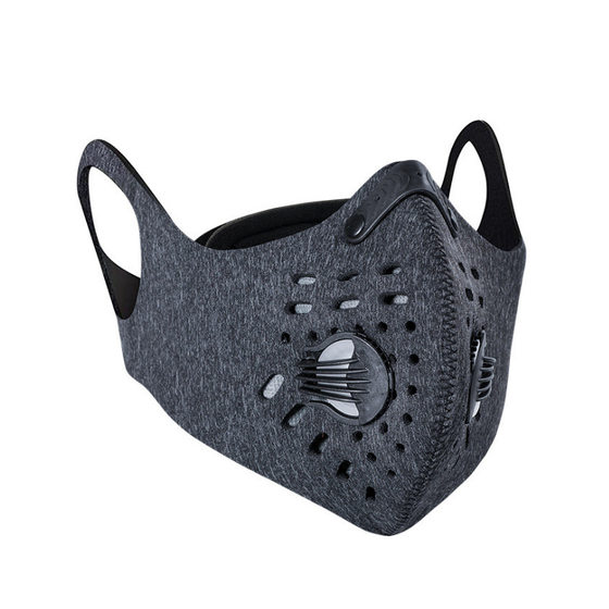Cycling mask men and women windproof dustproof bicycle equipment cold-proof warm mask half face running breathable activated carbon
