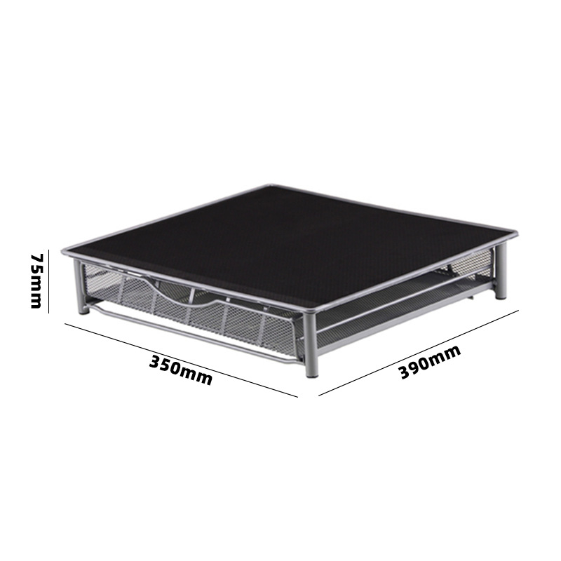Fengyue factory wholesale creative drawer type multi-interest cool capsule storage box metal coffee rack coffee storage rack