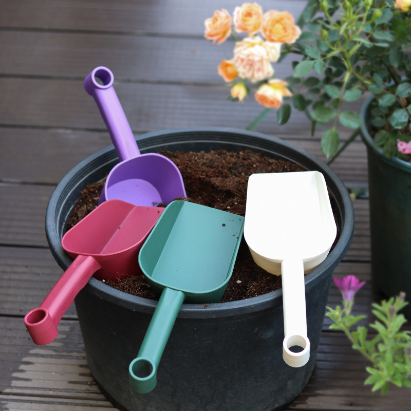 Gardening tools thickened plastic soil shovel household flower shovel soil shovel flower small shovel cat litter shovel