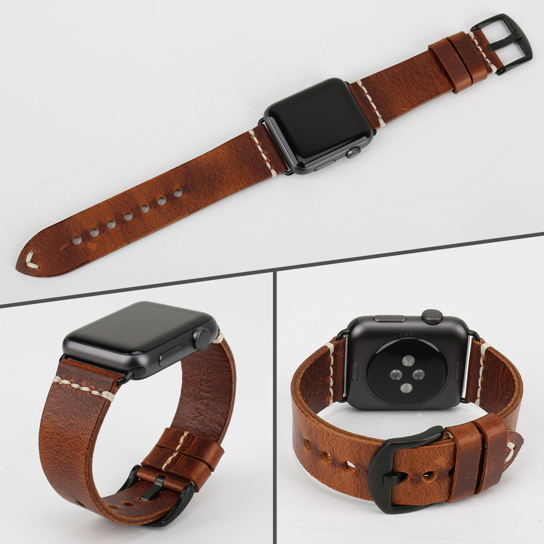 В наличии для Apple Watch Ремешок из натуральной кожи Apple Watch iwatch8 Мужской женский ремешок S7