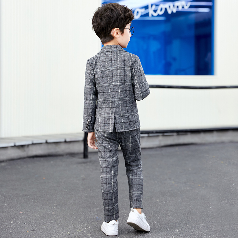 Children's Performance Piano Dress Men's Children's Suit Casual Suit Boys Spring and Autumn Korean Fashionable Spring Wear Children's Wear