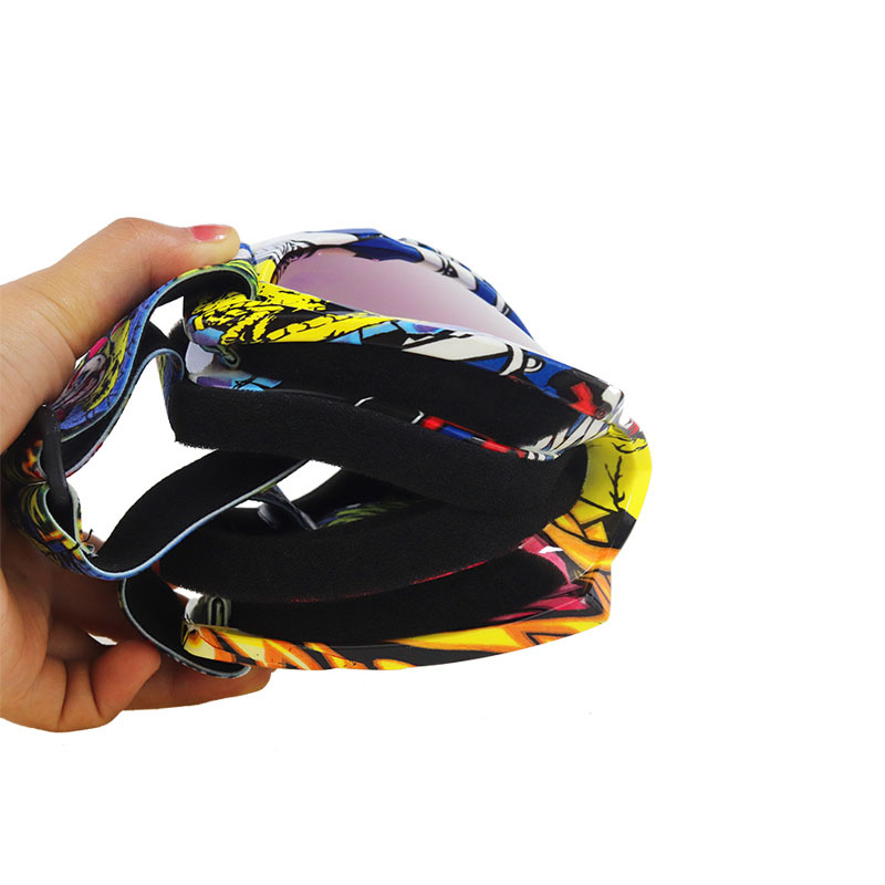 Factory direct supply downhill motocross helmet goggles ski glasses windbreak goggles for men and women outdoor