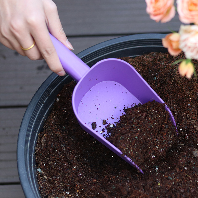 Gardening tools thickened plastic soil shovel household flower shovel soil shovel flower small shovel cat litter shovel