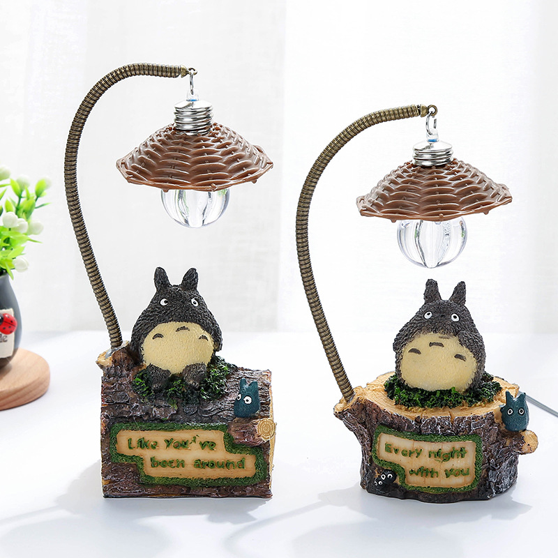 Japanese groceries forest elf cat night light bedroom ornaments resin crafts student birthday gift
