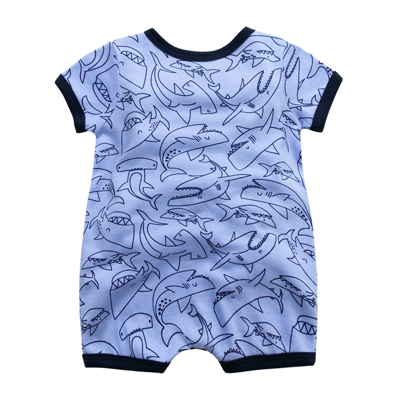 Factory wholesale baby jumpsuit cotton baby clothes cotton short sleeve climbing clothes baby children's clothing summer pajamas