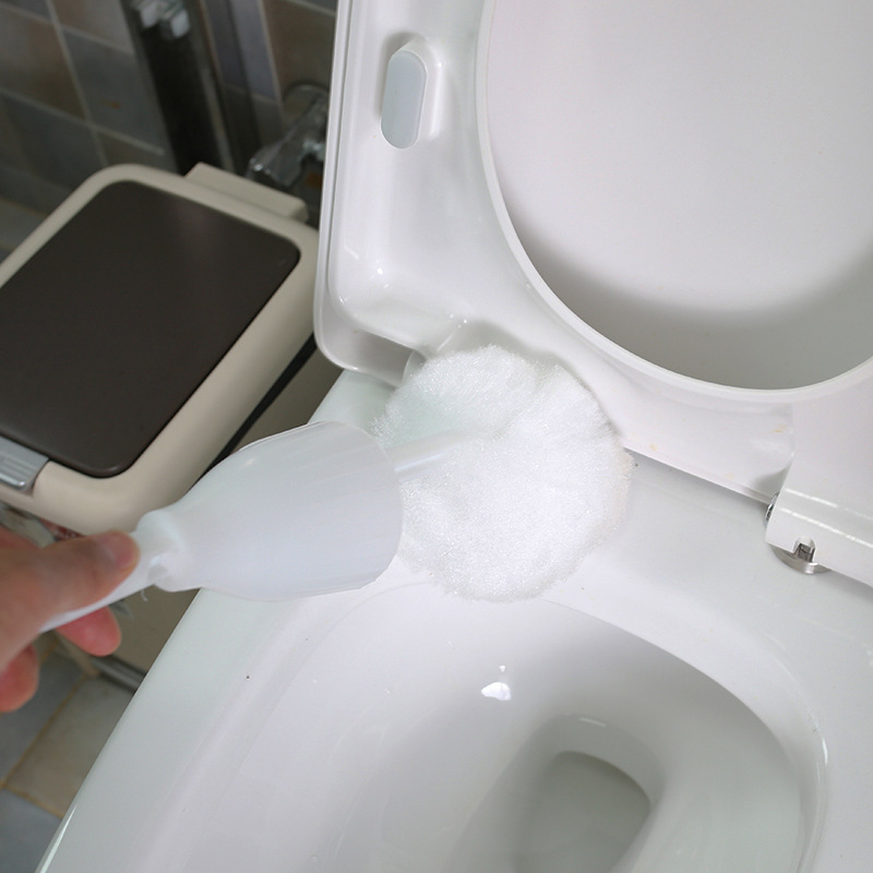 Soft Wool Toilet Brush Squeeze Water Gong Brush Toilet Brush Hotel and Home Cleaning Brush Bathtub Toilet Brush