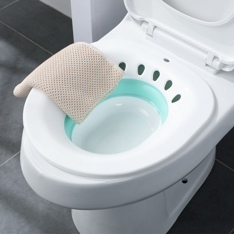 Folding bidet non-squatting body cleaning maternity women washing basin hemorrhoids basin washing buttocks anorectal postoperative nursing Basin